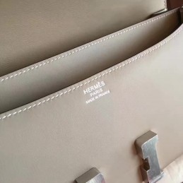 Replica Hermes Beige Constance Elan Palladium Hardware Bag