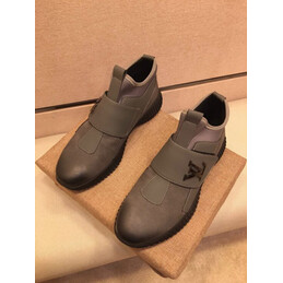 Replica Louis Vuitton Green Double Strap Sneakers
