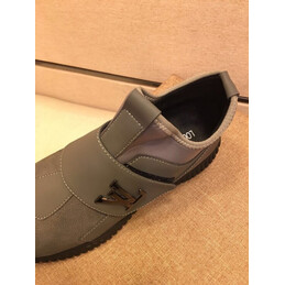 Replica Louis Vuitton Green Double Strap Sneakers