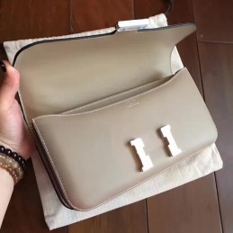 Replica Hermes Beige Constance Elan Palladium Hardware Bag