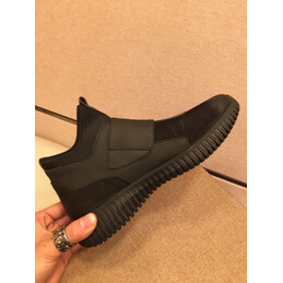 Replica Louis Vuitton Black Double Strap Sneakers