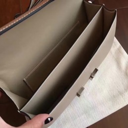 Replica Hermes Beige Constance Elan Palladium Hardware Bag