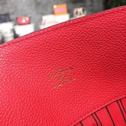 Replica Louis Vuitton Red Embossed Monogram Melie