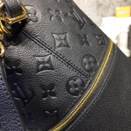 Replica Louis Vuitton Navy Blue Mahina Black Trim Melie
