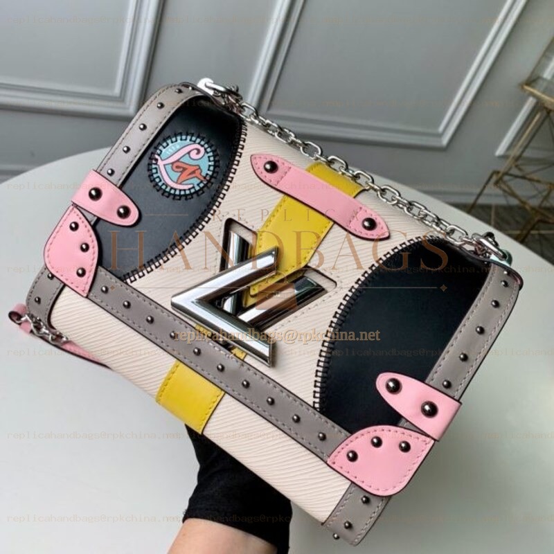 Replica Louis Vuitton Multicolor Graphic Twist MM Trunk