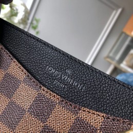 Replica Louis Vuitton Brown Damier Ebene Black Trim Riverside