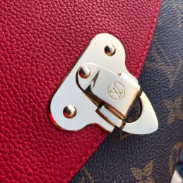 Replica Louis Vuitton Brown Monogram Red Black Saint Placide