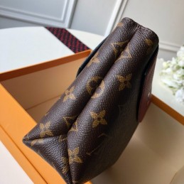 Replica Louis Vuitton Brown Monogram Red Black Saint Placide