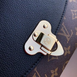 Replica Louis Vuitton Black Monogram Red Trim Saint Placide