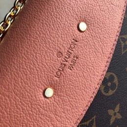 Replica Louis Vuitton Brown Monogram Pale Pink Saint Placide