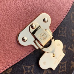 Replica Louis Vuitton Brown Monogram Pale Pink Saint Placide