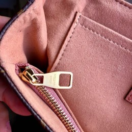 Replica Louis Vuitton Brown Monogram Pale Pink Saint Placide