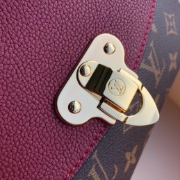 Replica Louis Vuitton Brown Monogram Burgundy Saint Placide