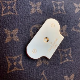 Replica Louis Vuitton Brown Monogram Burgundy Saint Placide