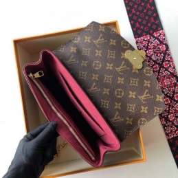 Replica Louis Vuitton Brown Monogram Burgundy Saint Placide