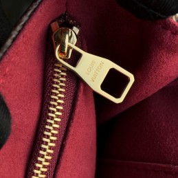 Replica Louis Vuitton Brown Monogram Burgundy Saint Placide