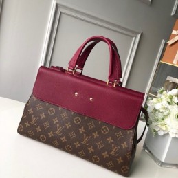 Replica Louis Vuitton Brown Monogram Burgundy Venus