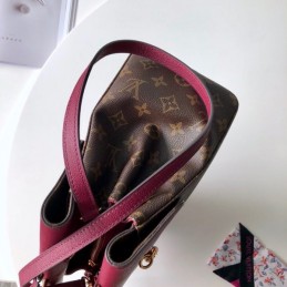 Replica Louis Vuitton Brown Monogram Burgundy Venus