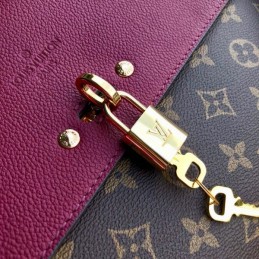 Replica Louis Vuitton Brown Monogram Burgundy Venus