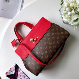 Replica Louis Vuitton Brown Monogram Red Venus