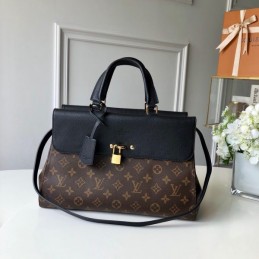 Replica Louis Vuitton Brown Monogram Black Venus