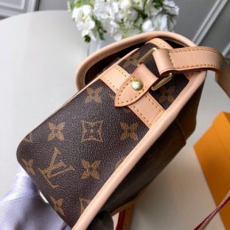 Replica Louis Vuitton Brown Monogram Beige Trim Sologne