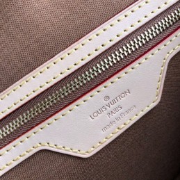 Replica Louis Vuitton Brown Monogram Beige Trim Sologne