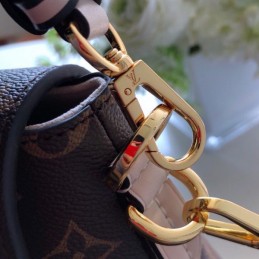 Replica Louis Vuitton Brown Monogram Orange Handle Beaubourg