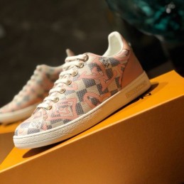 Replica Louis Vuitton Multicolor Monogram Low-Top Sneakers