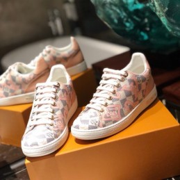 Replica Louis Vuitton Multicolor Monogram Low-Top Sneakers