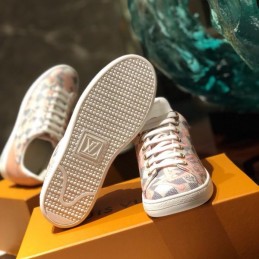 Replica Louis Vuitton Multicolor Monogram Low-Top Sneakers