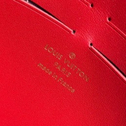 Replica Louis Vuitton Red Patent Cherrywood Chain Wallet