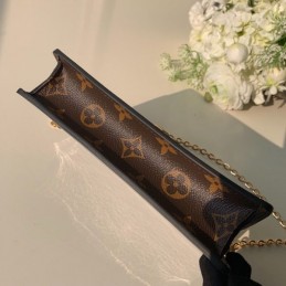 Replica Louis Vuitton Black Patent Cherrywood Chain Wallet