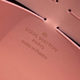 Replica Louis Vuitton Pale Pink Cherrywood Chain Wallet