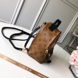 Replica Louis Vuitton Brown Monogram Patch Palm Springs Backpack Mini
