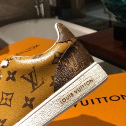 Replica Louis Vuitton Tan Monogram Low-Top Sneakers