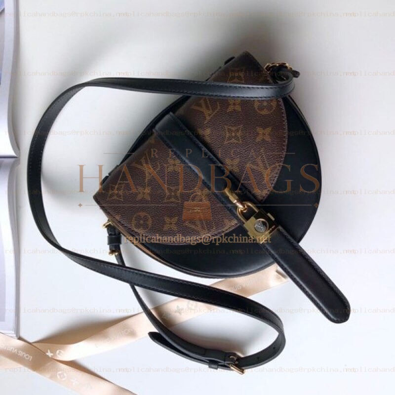 Replica Louis Vuitton Black Monogram Chantilly Lock