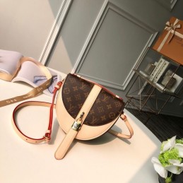 Replica Louis Vuitton Brown Monogram Beige Trim Chantilly Lock