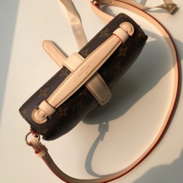 Replica Louis Vuitton Brown Monogram Beige Trim Chantilly Lock