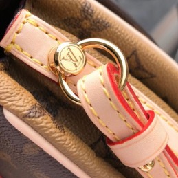 Replica Louis Vuitton Brown Monogram Beige Trim Chantilly Lock