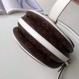 Replica Louis Vuitton White Gray Monogram Chantilly Lock