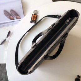 Replica Louis Vuitton Black Damier Graphite Tadao Tote - Style 2