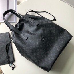 Replica Louis Vuitton Black Monogram Cities Cabas Light Bag - Style 2