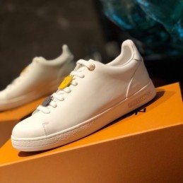 Replica Louis Vuitton White Multicolor Character Sneakers