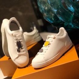 Replica Louis Vuitton White Multicolor Character Sneakers