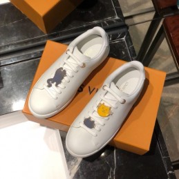 Replica Louis Vuitton White Multicolor Character Sneakers