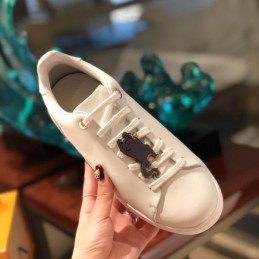 Replica Louis Vuitton White Multicolor Character Sneakers