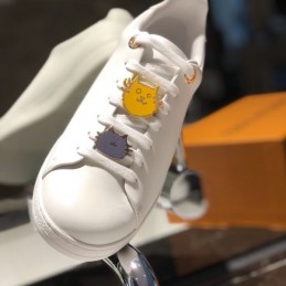Replica Louis Vuitton White Multicolor Character Sneakers