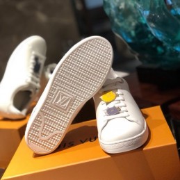 Replica Louis Vuitton White Multicolor Character Sneakers