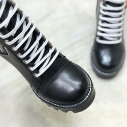 Replica Louis Vuitton Black Platform Star Trail Ankle Boots